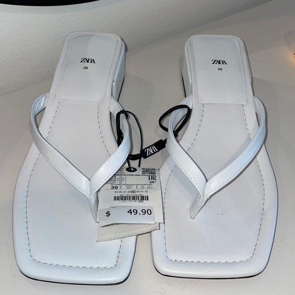 Zara Sandals in White
